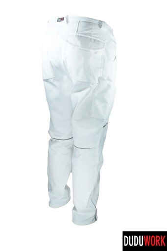 Рабочие штаны Duduwork White с серого размера 60