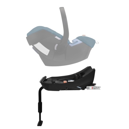 Автокресло CYBEX 0-13 кг ATON 5+Base 2-Fix DEEP BLACK