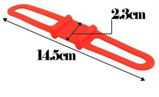 УНИВЕРСАЛЬНЫЙ СИЛИКОНОВЫЙ ЗАЖИМ ДЛЯ КРЕПЛЕНИЯ НА ВЕЛОСИПЕД