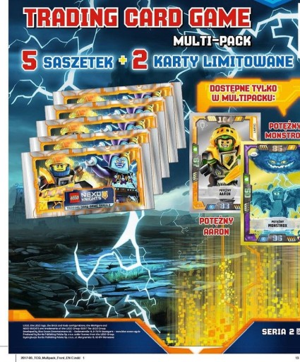 karty lego nexo seria 2 knights multipack limited