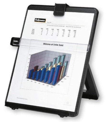 Подставка для документов черная FELLOWES формата А4