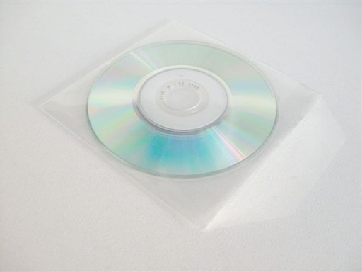 ФОЛЬГОВЫЕ КОНВЕРТЫ для MINI CD дисков 8 см, 100 шт.