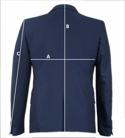 МОДНЫЙ ТЕМНО-СИНИЙ КОСТЮМ R56/98/164 SLIMFIT TK260