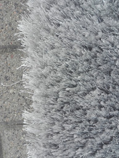 Ковер NEW SHAGGY 80x150 GLITTER SILVER NITH HIT!