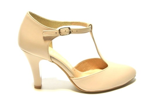 Красивые тапочки 5871 BEIGE 100% кожа 35 - 41