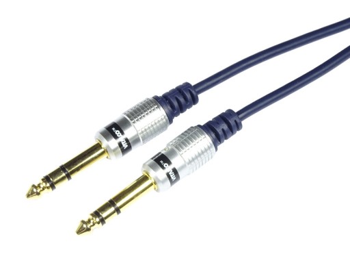 Przyłącze duży JACK 6,3 STEREO 5m