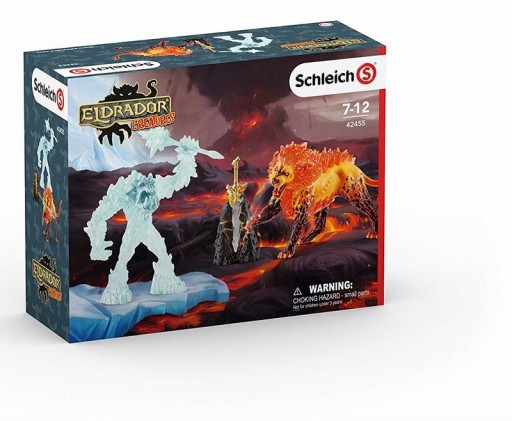 SCHLEICH Эльдрадор 42455 Ледяной монстр Огненный лев