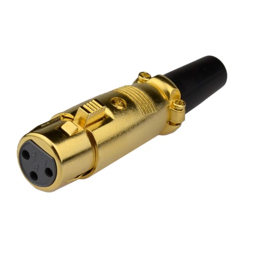 Kabel przewód 6,3 Jack mono XLR żeński Klotz 1,5m