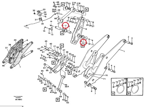 УПЛОТНЕНИЕ ОТВЕРСТИЯ РАЗЪЕМА VOLVO L150 11048082