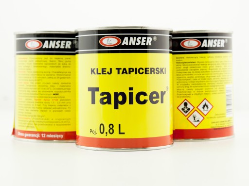 KLEJ TAPICER PUSZKA 0,8L GĄBKA PIANKA TKANINA