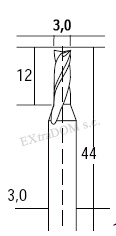 Прецизионный резак PROXXON Micromot HM 3 мм 28761