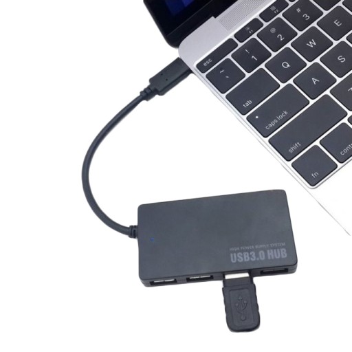 Концентратор USB 3.1 USB-C Type C на 4 порта USB 3.0