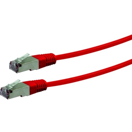 СЕТЕВОЙ КАБЕЛЬ UTP LAN CAT5, 2 М RJ45, КРАСНЫЙ