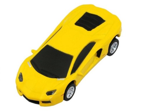 USB-ПЕРЕДНИК 16 ГБ LAMBO CAR ЖЕЛТЫЙ AUTO CAR