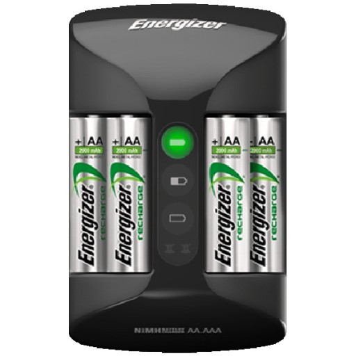 Зарядное устройство ENERGIZER Pro AAA R3 AA R6 + 4 аккумулятора AA 2000 мАч