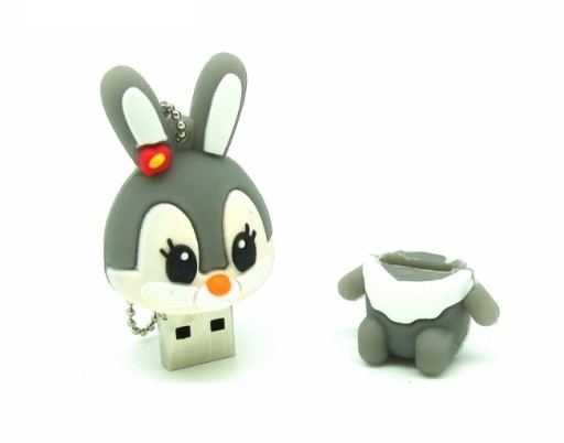 НАКОПИТЕЛЬ USB 128 ГБ GREY BUNNY RABBIT BUNNY