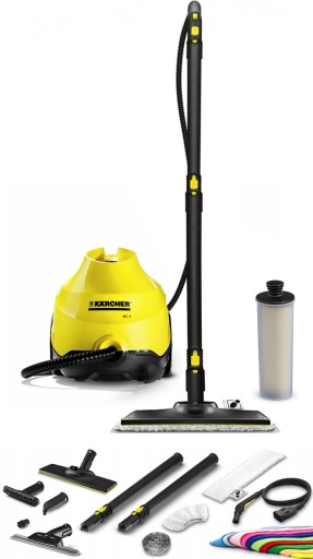 PAROWNICA MYJKA MOP PAROWY DO FUG PODŁÓG KAFELEK SC 3 KARCHER 1900W ZESTAW