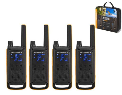 Рация Motorola T82 EXTREME QUAD PACK, набор из 4 предметов