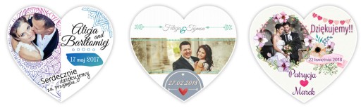 СПАСИБО Wedding HEART за свадебное фото МАГНИТ