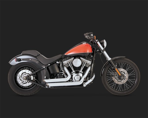 HARLEY SOFTAIL FAT BOY BLACKLINE EXHAUST V&H