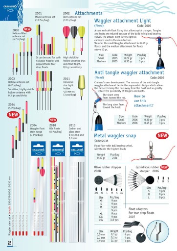 Поплавок, Waggler Cralusso Pro Match Dart 7 г