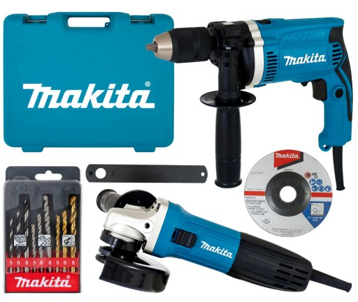 Набор сверл Makita dk0050x1 HP1631K + GA5030R