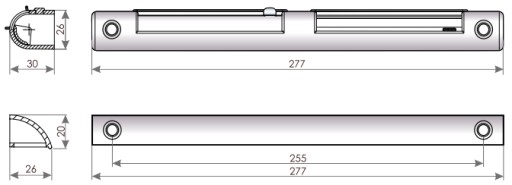 VT -Window Window Diffuser VT 601 светло -коричневый