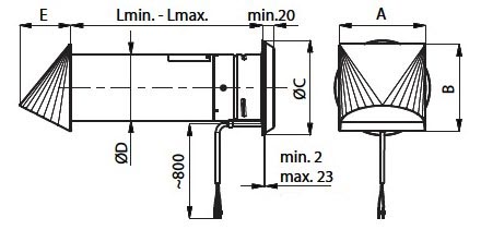 КРУГЛЫЙ ВОЗДУШНЫЙ ЦВЕТОК С НАГРЕВАТЕЛЕМ NOG110A-ML DARCO