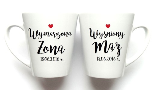 2 W&W MUGS свадебная кружка Свадебный подарок