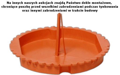 PUSZKA PODTYNKOWA GŁĘBOKA Z WKRĘTAMI
