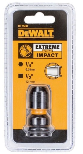 DEWALT ADAPTER PRZEJŚCIÓWKA 1/2 na 1/4 cala DT7508