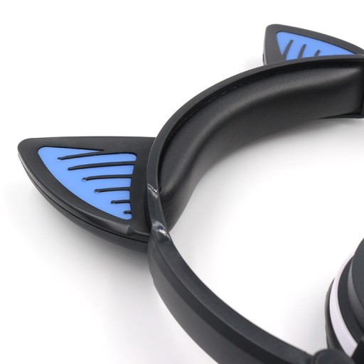 НАУШНИКИ BLUETOOTH КОШАЧЬИ УШИ СВЕТОДИОДНАЯ ПОДСВЕТКА