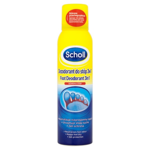 Scholl Дезодорант для ног 3в1 150мл