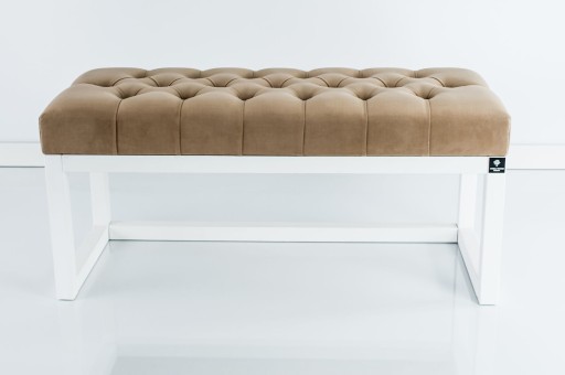 75 Producent Ławka Pikowana Cappuccino EMRA WOOD