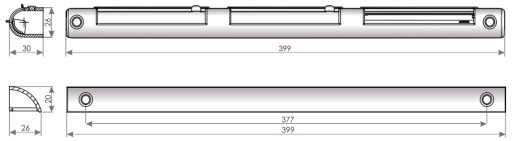 Оконные дефлекторы VENTEC VT 501, ТЕМНО-КОРИЧНЕВЫЙ/БЕЛЫЙ