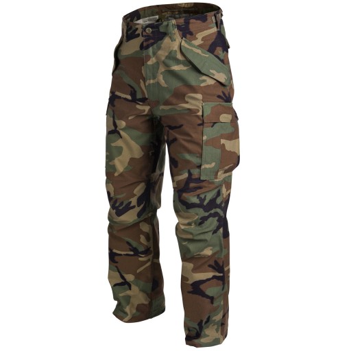 Брюки-карго в стиле милитари HELIKON M65 Nyco Woodland XXL REGULAR