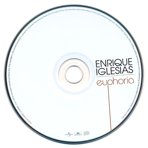 Enrique Iglesias Euphoria 1 CD I LIKE IT TU Y YO Cuando Me Enamoro PL