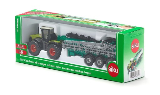 Трактор Siku 1827 Farmer Claas Xerion с баком