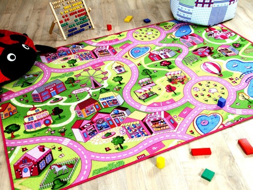 Детский ковер SWEET TOWN Colorful Streets 350х400