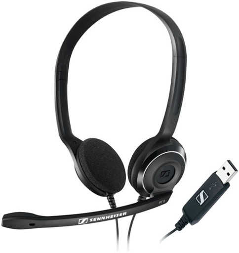 НАКЛАДНЫЕ НАУШНИКИ С МИКРОФОНОМ SENNHEISER PC 8 USB