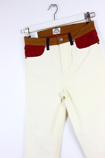 WRANGLER x PETER MAX JEANSY PROSTE SZTRUKS W29 L30