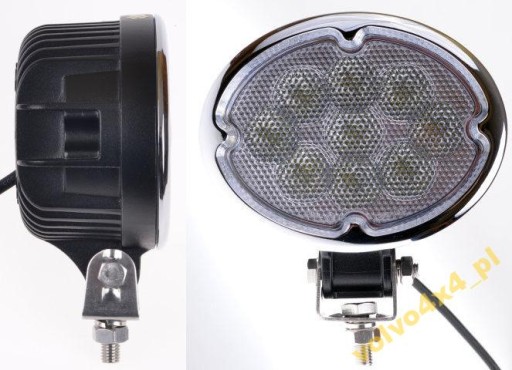 РАБОЧАЯ ГАЛОГЕННАЯ ОВАЛЬНАЯ nXn LED PRO CREE 27Вт 4х4