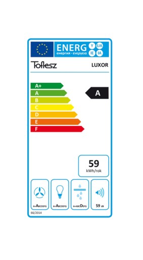 ВЫТЯЖКА TOFLESZ LUXOR СТЕКЛО ЧЕРНАЯ 120СМ