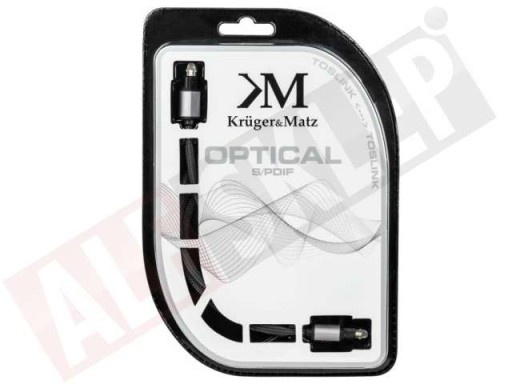 ОПТИЧЕСКИЙ КАБЕЛЬ TOSLINK KRUGER&MATZ KM0319 - 1м