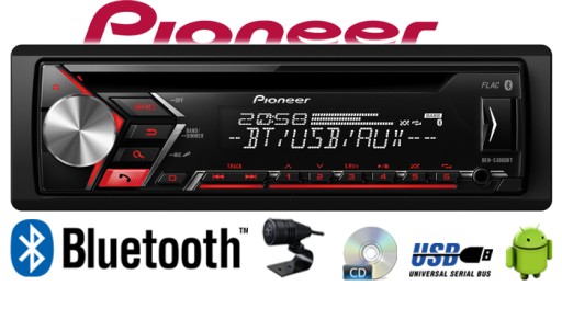 PIONEER DEH-S3000BT FLAC Android USB BLUETOOTH CD