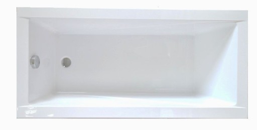 Wanna 170x70 Modern Besco obudowa czarny mat + stelaż wanny i syfon