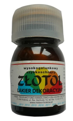 ZŁOTOL PAINT GOLD ДЕКОРАТИВНЫЙ ЛАК ДЛЯ БУКВ