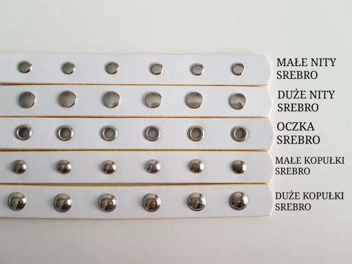 Pasek skóra do OBAG Moonlight z nitami ozdobnymi