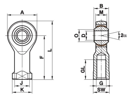 SI 8 T/K Съёмная головка PGIKR 8 ПРАВАЯ РЕЗЬБА