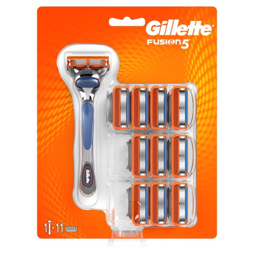 Бритва Gillette Fusion 5 UK, новая модификация, 11 упаковок